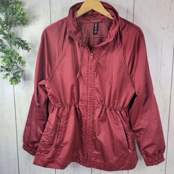 Athleta Jackets & Coats Athleta Escape Jacket Red Poshmark
